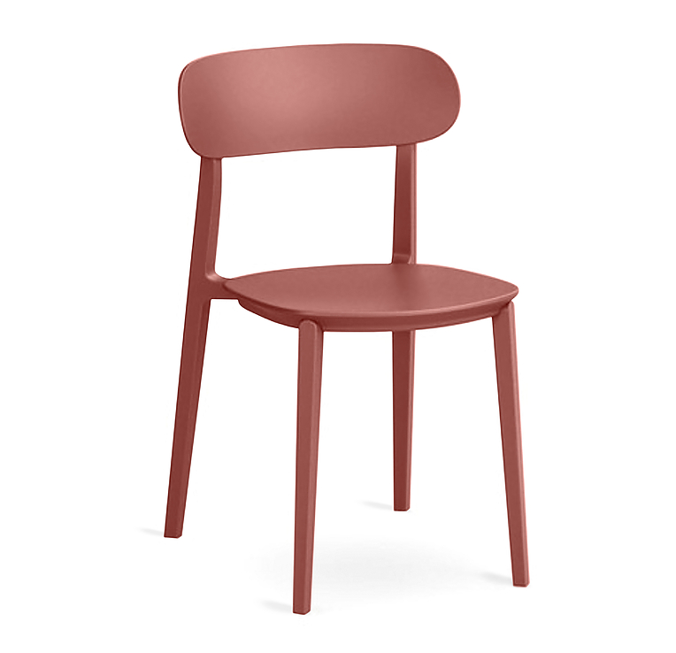 SADIE%20CHAIR%20-%20Terracotta%20-%20Front%20Angle